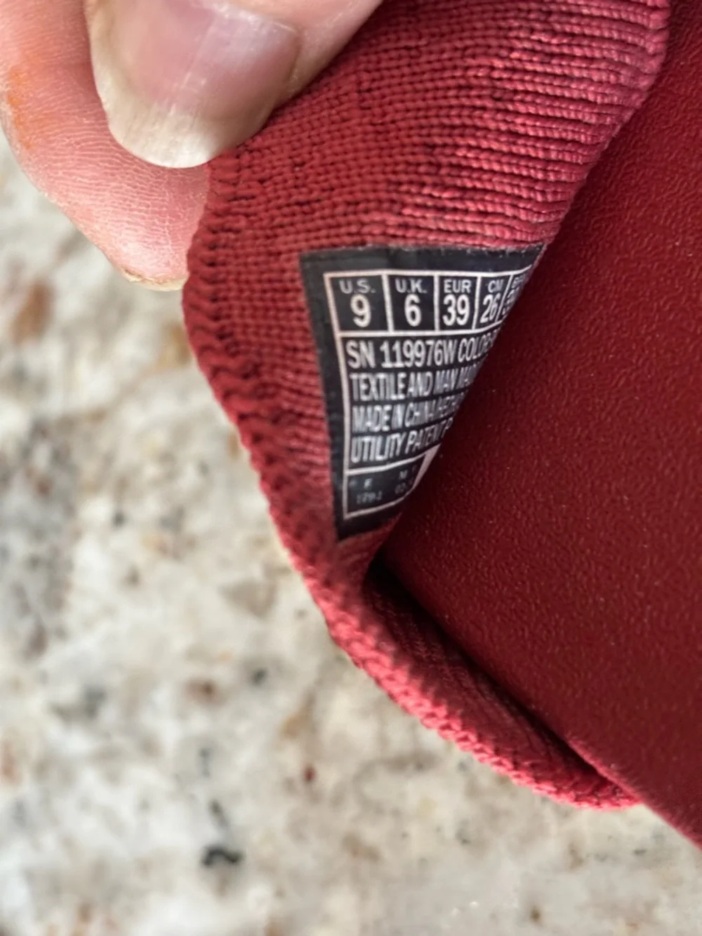 Skechers Slip-ins Women's Red Knit and Hook-and-Loop Sport Sandals - Picture 8 of 8